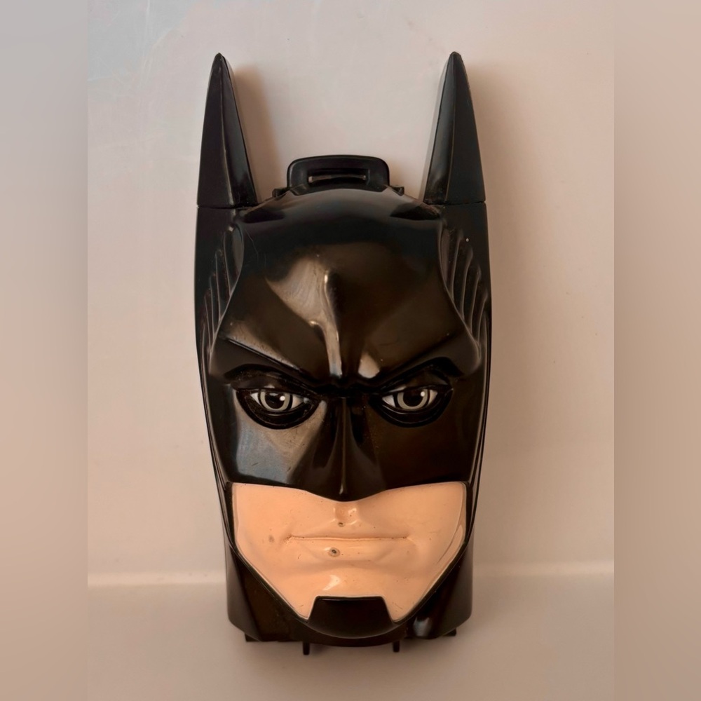 1995 Vintage Kenner Mini Batman Batcave Playset Black (missing ladder)